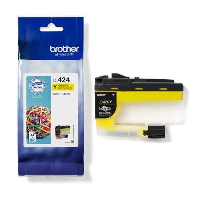 Brother Yellow Ink Cartridge, LC-424Y (LC424Y)