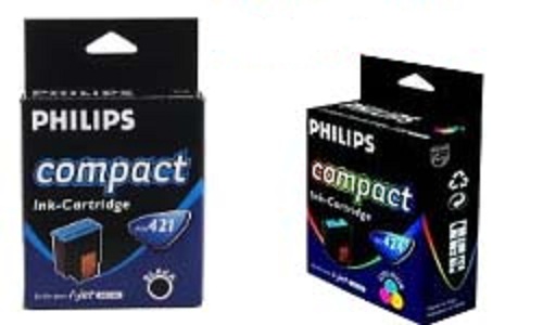 Philips Black & Tri Colour PFA421 PFA424 Ink Pack for IPF Series (PFA-421_424)