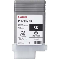 Canon PFI 102BK Black Ink Cartridge, 130ml (PFI-102BK)