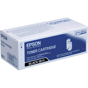 Epson High Capacity C13S050614 Black Toner Cartridge, 2K Page Yield (S050614)