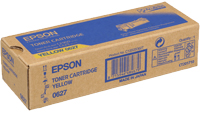 Epson C13S050627 Yellow Toner Cartridge, 2.5K Page Yield (S050627)