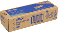 Epson C13S050629 Cyan Toner Cartridge, 2.5K Page Yield (S050629)