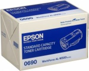 Epson S050690 Black Toner Cartridge, 2.7K Page Yield (S050690)