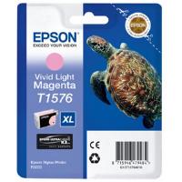 Genuine Epson T1576 Ink Light Magenta C13T15764010 Cartridge (T1576)