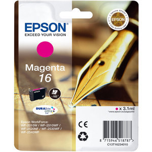Genuine Epson 16 Ink Magenta T1623 Cartridge (T1623)
