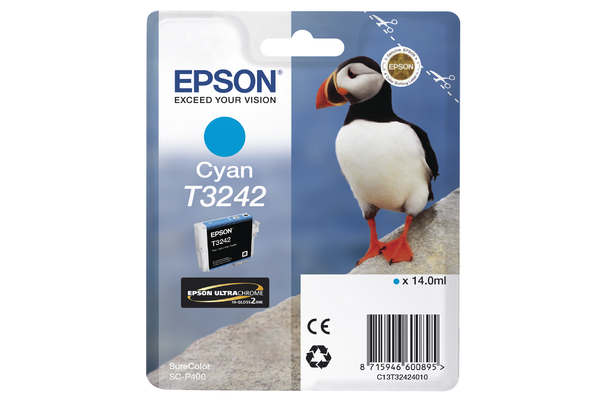 Epson Cyan Epson T3242 Ink Cartridge (T3242) Printer Cartridge