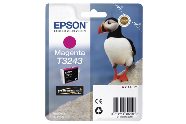 Epson T3243 Ink Magenta C13T324340 Cartridge (T3243)