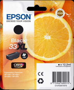 Epson 33XL Ink Black C13T335140 Cartridge (T3351)