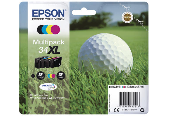 Epson 34XL Ink Multipack C13T34764010 Cartridge (T3476)