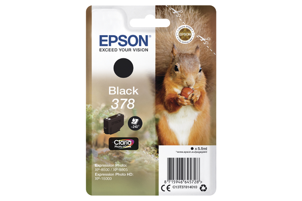 Epson 378 Ink Black C13T37814010 Cartridge (T3781)