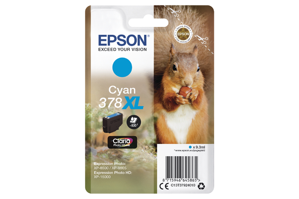 Epson 378XL Ink Cyan C13T37924010 Cartridge (T3792)