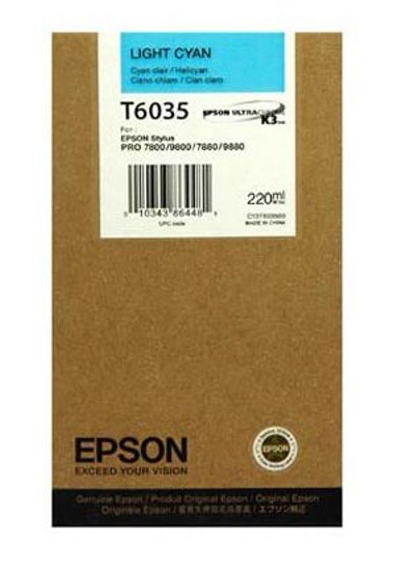 Epson T6035 Ink Light Cyan C13T603500 Cartridge (T6035)