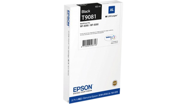 Epson T9081 Ink Black C13T908140 Cartridge (T9081)