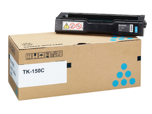 Kyocera Cyan Kyocera TK-150C Toner Cartridge (1T05JKCNL0) Printer Cartridge