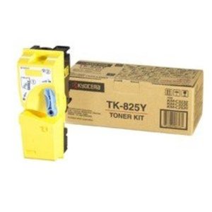 Kyocera Yellow Kyocera TK-825Y Toner Cartridge (TK825Y) Printer Cartridge