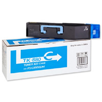 Kyocera Cyan Kyocera TK-880C Toner Cartridge (TK880C) Printer Cartridge