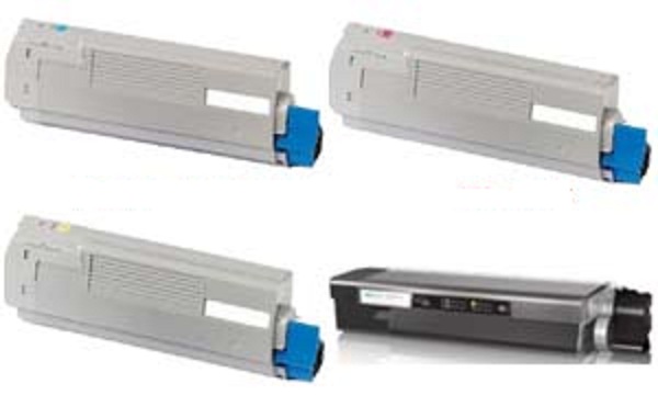 Compatible Toner Cartridges for Oki C5600 / C5700 by ECO (Toner Pack C5700)