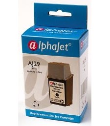 Alphajet Replacement Black Ink Cartridge (Alternative to HP No 29, 51629A) (RH29)
