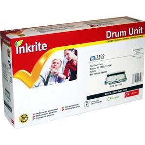 Inkrite Premium Drum Unit for Brother DR-2100, 12K Page Yield (B-2100D)