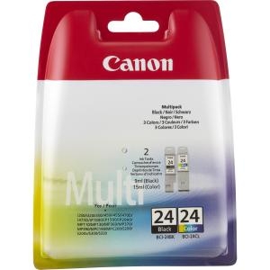 Canon BCI-24 Black and Colour Ink Cartridges (BCI-24MP)