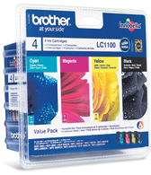 Brother LC-1100 Multipack CMYK Ink Cartridges (LC1100VALBP)