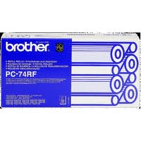 Brother Quad Pack Refill Rolls for use in PC-70 (PC74RF)
