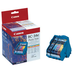 Canon BC-34e Photo Printhead + Ink Cartridge