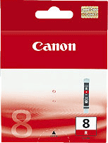 Canon CLI-8R Red Cartridge ( 8R ) (CLI-8R)