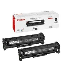 Canon 718 Twin Black Toner Cartridges - 2662B005AA (718-Twin)