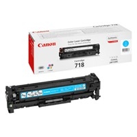 Canon 718C Cyan Laser Toner Cartridge - 2661B002AA (718C)
