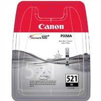 Canon CLI-521 Black Ink Cartridge (521BK) - CLI-521 BK - 2933B001 (CLI-521BK)