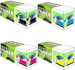 Multipack of Compatible Toner for Xerox 106R01627/28/29/30 by Pix (Compatible-106R0162)