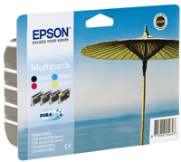 Epson Quad Pack DuraBrite (Black, Cyan, Magenta, Yellow) Ink Cartridges (T044540)