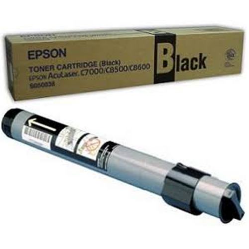 Epson C13S050038 Black Toner Cartridge, 5.5K (S050038)