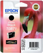Epson T0871 UltraChrome Hi-Gloss2 Photo Black Ink Cartridge (T087140)