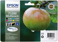 Epson T1295 DuraBrite Ultra Apple High Capacity Multi Pack BK/C/M/Y Ink Cartridges (T129540)