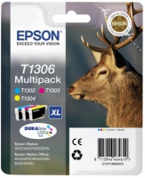 Epson 4 Colour Multipack Epson T1306 Ink Cartridge (C13T13064012) Printer Cartridge