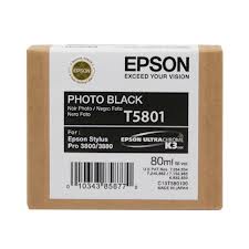 Epson T5801 Ink Photo Black C13T580100 Cartridge (T5801)