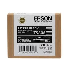 Epson Matte Black Epson T5808 Ink Cartridge (C13T580800) Printer Cartridge