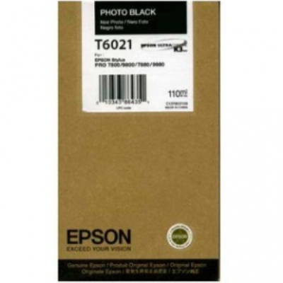 Epson Photo Black Epson T6021 Ink Cartridge (C13T602100) Printer Cartridge