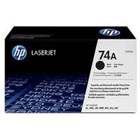 HP 74A Laser Toner Cartridge, 3.3K Page Yield (92274A)