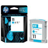 HP 11 High Capacity Cyan Ink Cartridge (C4836AE)