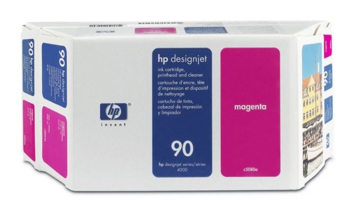 HP 90 Magenta DesignJet Value Pack ( Ink Cartridge, Printhead & Printhead Cleaner) C5080A

 (C5080A)