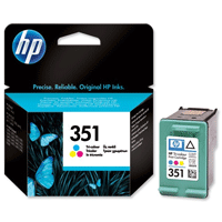HP 351 Standard Capacity Colour Ink Cartridge - CB337E (CB337EE)