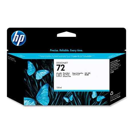 HP 72 High Capacity Photo Black Ink Cartridge, 130ml (C9370A)