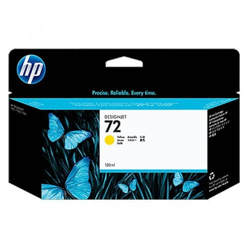 HP 72 High Capacity Yellow Ink Cartridge, 130ml (C9373A)