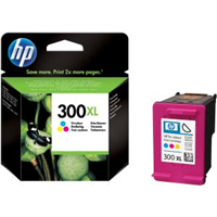 HP 300XL High Capacity Vivera Colour Ink Cartridge - CC644E (CC644EE)