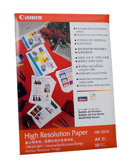 Canon High Resolution Paper A4 - 106gsm - 50 Sheets