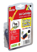 Inkrite Premium CLI 521BK Black Ink Cartridge ( 521 Black ) (C-521BK)