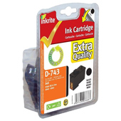 Inkrite Premium Black Ink Cartridge (Alternative to Dell 7Y743) (D-743)